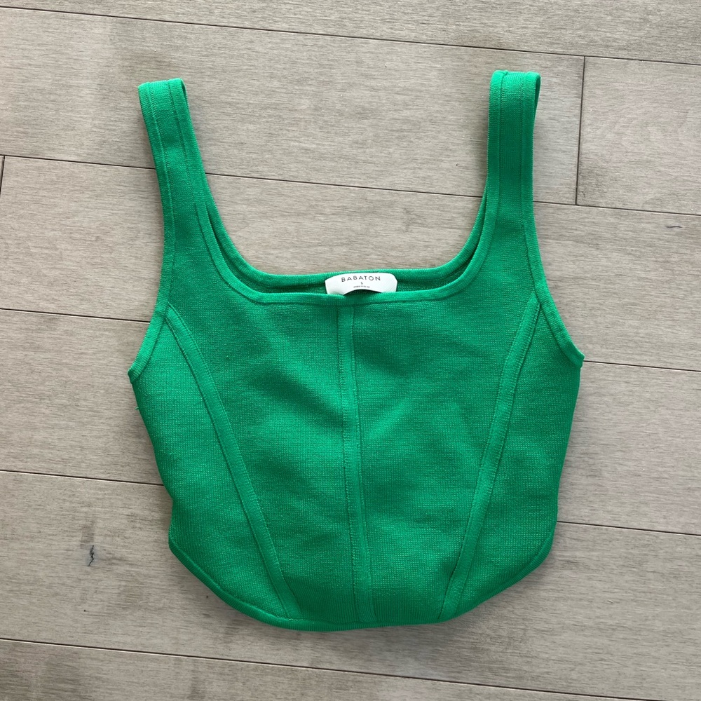 Babaton Sculpt Knit Bustier Tank (sS)